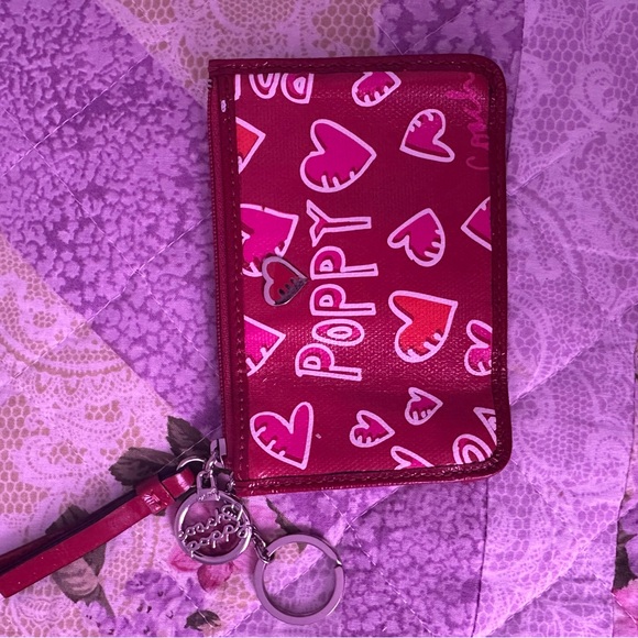 Coach Poppy Graffiti Red, Pink & White Hearts - Picture 5 of 10